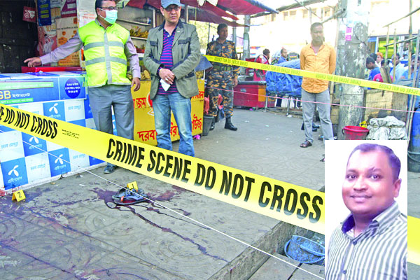 প্রকাশ্যে রাস্তায় স্বেচ্ছাসেবক লীগ নেতাকে গুলি করে হত্যা