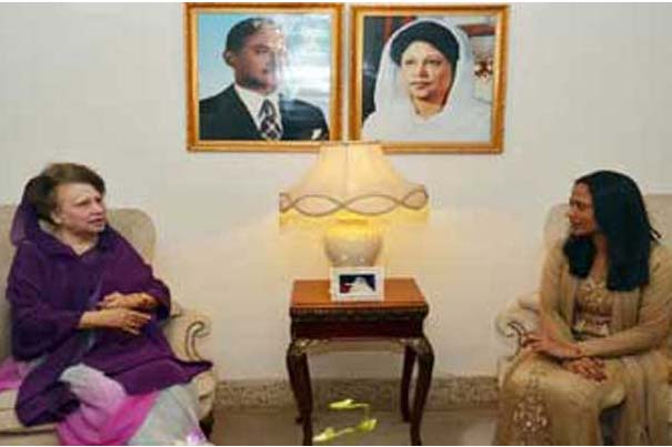 খালেদা জিয়ার সঙ্গে রুশনারা আলীর সাক্ষাৎ
