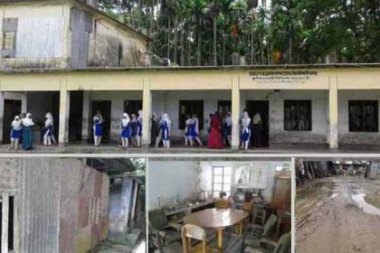 লক্ষ্মীপুরে ভবন সংকটে ৪টি বিদ্যালয়