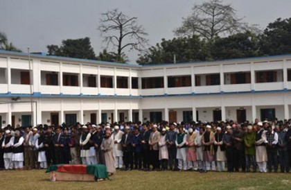 লিটনের প্রথম জানাজা সম্পন্ন