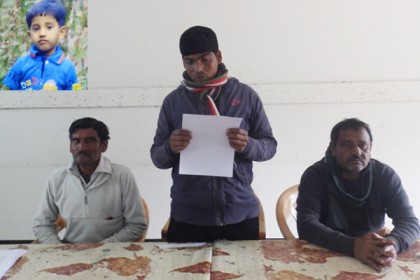 ওসির বিরুদ্ধে সন্তানহারা পিতার সংবাদ সম্মেলন