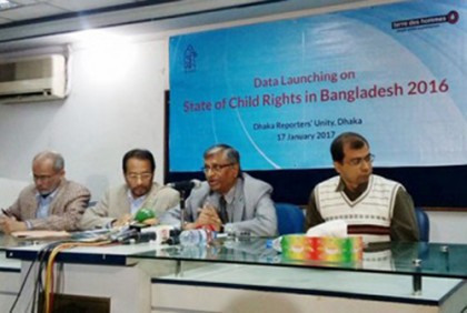 '২০১৬ সালে মাসে গড়ে ২০টি শিশু হত্যা হয়েছে'