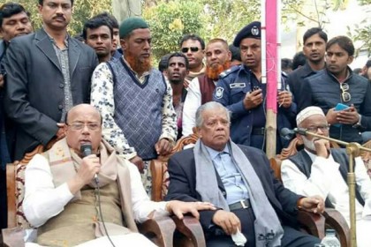 সিরাজগঞ্জে শহীদ মনসুর আলীর শততম জন্মবার্ষিকী পালিত