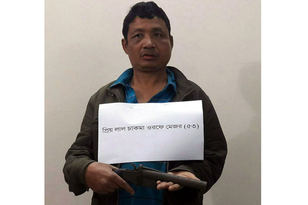 রাঙামাটিতে অস্ত্রসহ জেএসএস সদস্য আটক