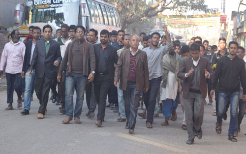 বৃহস্পতিবার ফুলবাড়ীয়ায় আধাবেলা হরতাল