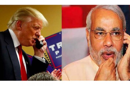 মোদীকে ট্রাম্পের ফোন