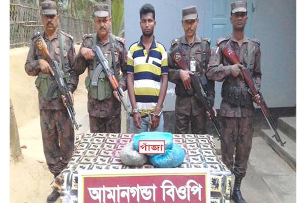 দুই কেজি গাঁজাসহ আটক ব্যবসায়ীকে ৬ মাসের সাজা