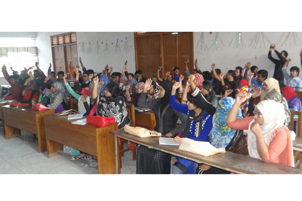 ইবিতে ছাত্রলীগের মাদকবিরোধী প্রচারণা