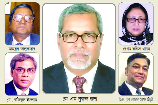 নুরুল হুদা কমিশনের শপথ ১৫ ফেব্রুয়ারি