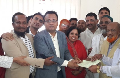 চৌদ্দগ্রামে ভাইস চেয়ারম্যান পদে আ.লীগ প্রার্থীর মনোনয়নপত্র দাখিল