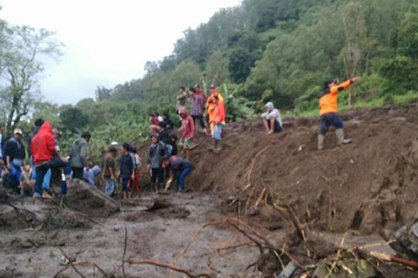 বালি দ্বীপে ভূমিধসে সাতজনের মৃত্যু