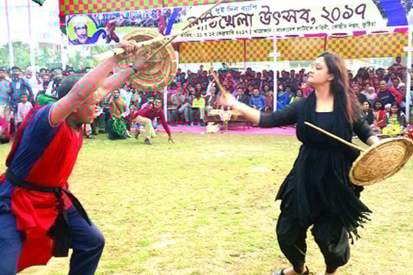 কুষ্টিয়ায় লাঠি উৎসব