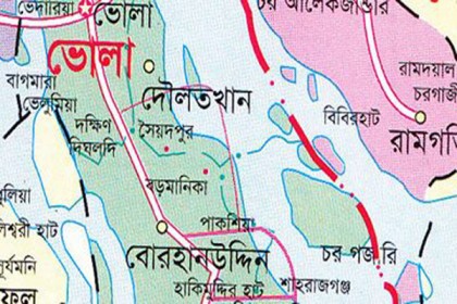 ভোলায় লঞ্চের ধাক্কায় কার্গো ডুবি, নিখোঁজ ১