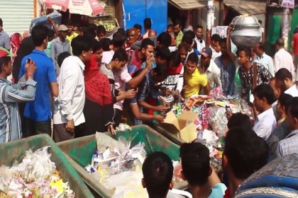 ডাস্টবিনে বিস্কুটের কার্টনে নবজাতকের মরদেহ 