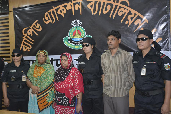 নারায়ণগঞ্জে শিশু চুরি চক্রের ৩ সদস্য গ্রেফতার