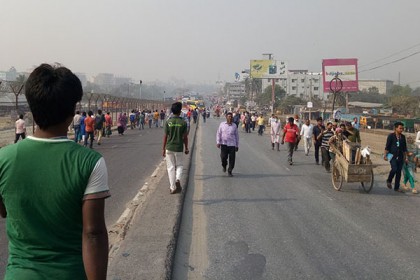 ঢাকা-চট্টগ্রাম মহাসড়কে যান চলাচল শুরু