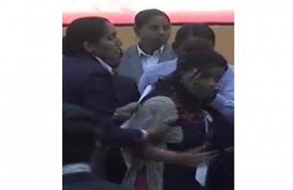 নারী দিবসে মোদির সভায় ‌নারী লাঞ্ছনা