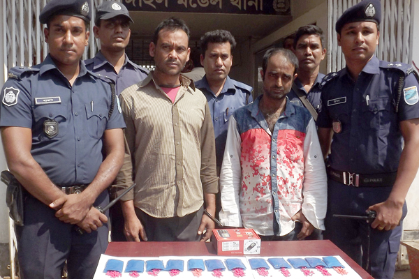 টাঙ্গাইলে ২ হাজার ৫শ’ পিস ইয়াবাসহ আটক ২