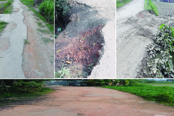 চৌদ্দগ্রামের জগন্নাথ-সোনাপুর সড়কের বেহাল দশা