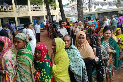 কুসিক নির্বাচনে ভোটগ্রহণ চলছে