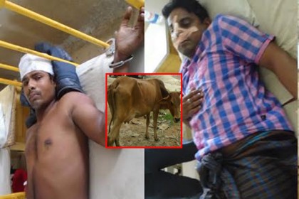গরু চোর সন্দেহে পুলিশ সদস্যকে পিটুনি, আসামিদের পলায়ন