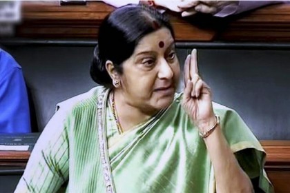 গোটা কাশ্মীরই ভারতের, দাবী সুষমা স্বরাজের