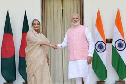 হায়দ্রাবাদ হাউজে শেখ হাসিনা-মোদির বৈঠক 