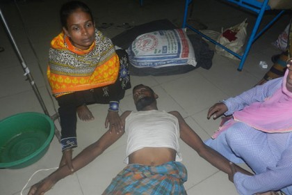শৈলকুপায় বসতঘরে আগুন, গৃহকর্তার আত্মহত্যার চেষ্টা