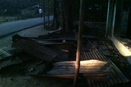 নিজ দোকানে আগুন লাগিয়ে প্রতিপক্ষকে ফাঁসানোর অভিযোগ