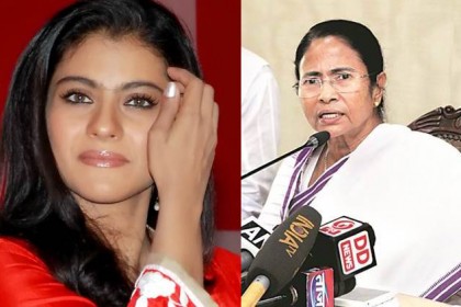 'গরুর মাংস' বিতর্কে কাজলের পাশে দাঁড়ালেন মমতা