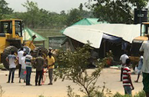 পূর্বাচলে চলছে উচ্ছেদ অভিযান