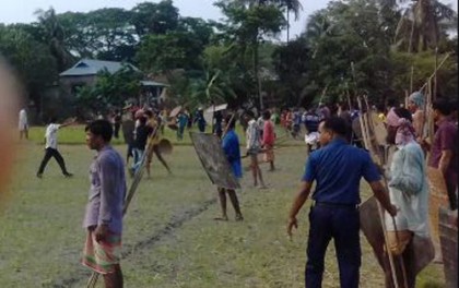 নেত্রকোনায় দু'পক্ষের সংঘর্ষে পুলিশসহ আহত ২৫