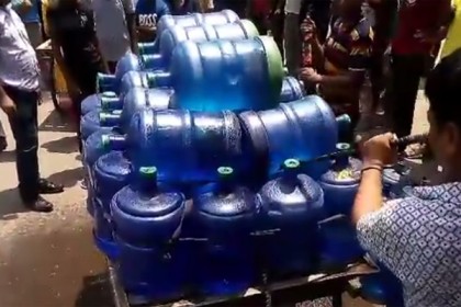 রাজধানীতে অবৈধ পানির ব্যবসা বন্ধে অভিযান

