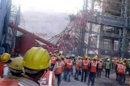 দোহায় ক্রেন দুর্ঘটনায় সাত বাংলাদেশি আহত