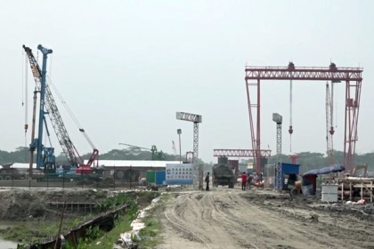 দ্রুত এগিয়ে চলছে পায়রা সেতুর কাজ 