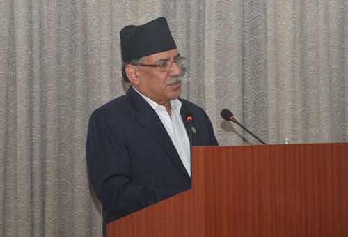 নেপালের প্রধানমন্ত্রীর পদ থেকে সরে দাঁড়ালেন প্রচণ্ড