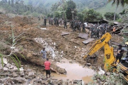 শ্রীলঙ্কায় ভূমিধসে ২৫ জনের প্রাণহানি