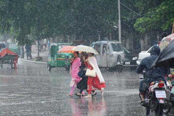 বৃষ্টির প্রবণতা বৃদ্ধির পূর্বাভাস