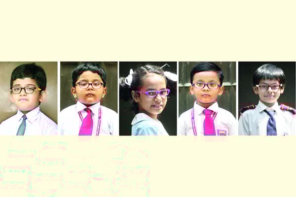 শিশুর চোখে পাওয়ার চশমা