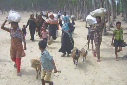আশ্রয় কেন্দ্রে যাওয়ার পথে শিশুর মৃত্যু