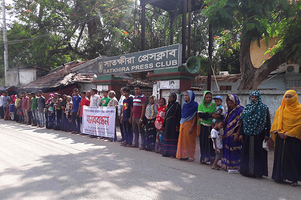 জলাবদ্ধতা প্রতিরোধে সাতক্ষীরায় পূর্বপ্রস্তুতি গ্রহণের দাবি