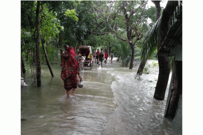 নামতে শুরু করেছে দক্ষিণাঞ্চলের জোয়ারের পানি