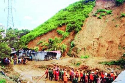 পাহাড় ধসে বান্দরবানে নিহত ৬