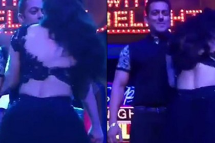 সালমান খানের সাথে এ কি করলেন মৌনি! (ভিডিও)