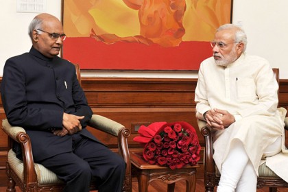 রাষ্ট্রপতি পদে বিজেপির প্রার্থী রাম নাথ
