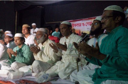 সিরাজগঞ্জ জেলা বিএনপির ইফতার ও দোয়া মাহফিল