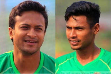 আইসিসির টি-টোয়েন্টির শীর্ষ দশে সাকিব-মুস্তাফিজ