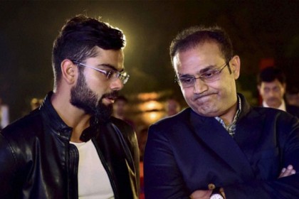 শেবাগের সঙ্গে দেখা করতে কোহলির পাগলামি!