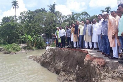 নড়িয়াকে নদী ভাঙনের কবল থেকে রক্ষা করুন : শামীম 