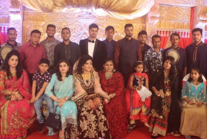 ক্রিকেটার সোহানের বিবাহোত্তর সংবর্ধনায় তারার মেলা